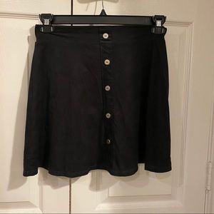 NWT Solemio Faux Suede Swing Skirt
